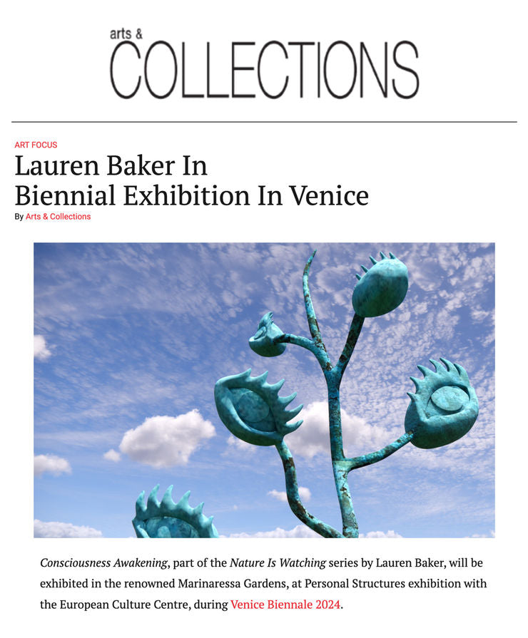 Arts&collections, Lauren Baker In Biennial Exhibition In Venice, Mar 2024