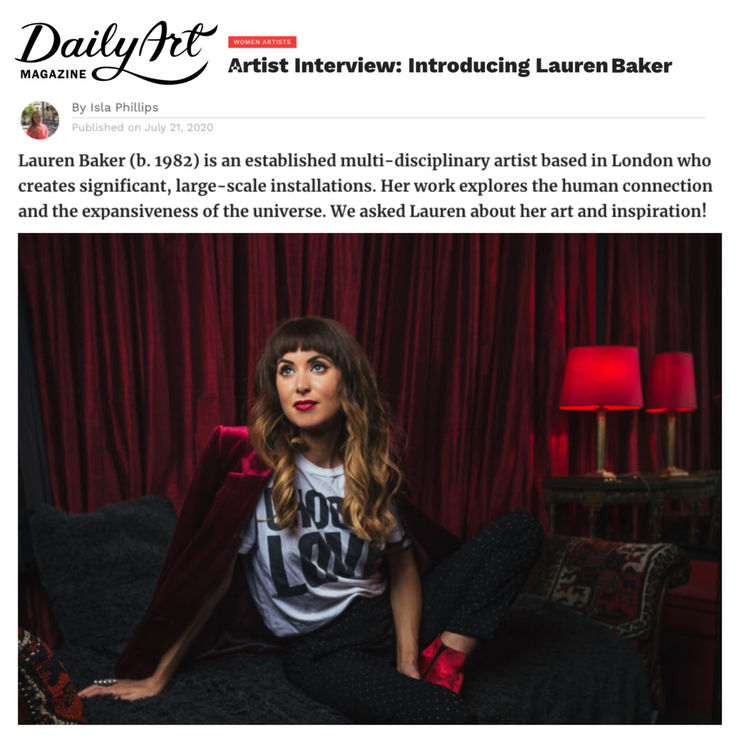 Artist Interview by DailyArt Magazine