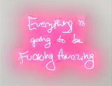 Fucking Amazing - Pink On White