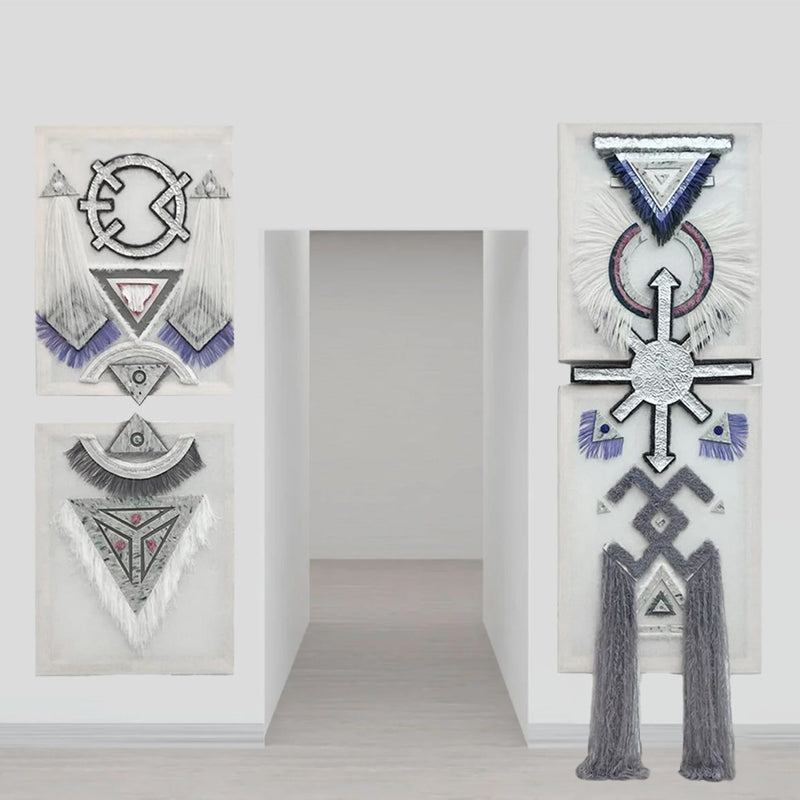 Earth Totems, Textile Wall Hangings, Saatchi Gallery