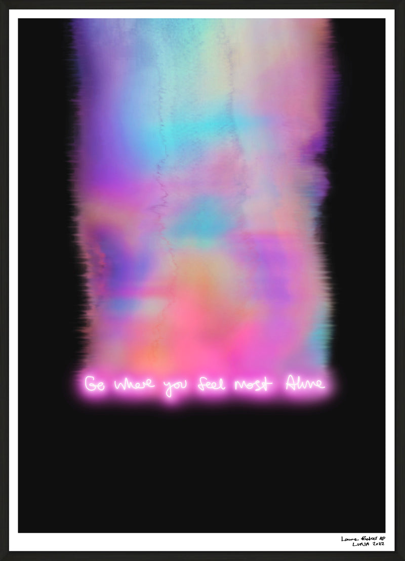 Go Where You Feel Most Alive - Rainbow Trail (Supersize)