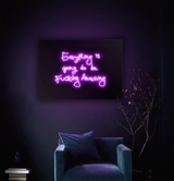 Fucking Amazing - Purple On Black
