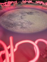 TO THE MOON & BACK - AURIC MOON - PINK NEON - Large