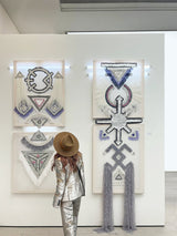 Earth Totems, Textile Wall Hangings, Saatchi Gallery