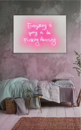 Fucking Amazing - Pink On White