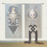 Earth Totems, Textile Wall Hangings