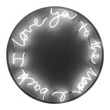 To the Moon & Back (White), Large