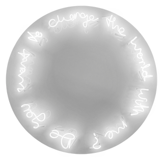 Do You Want To Change The World With Me? (White)