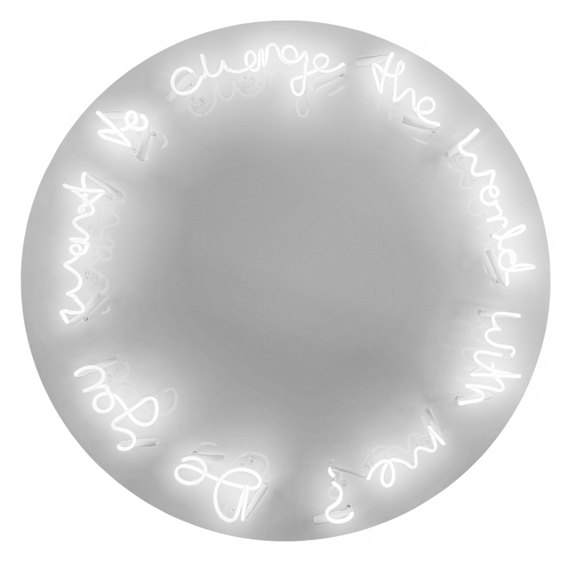 Do You Want To Change The World With Me? (White)