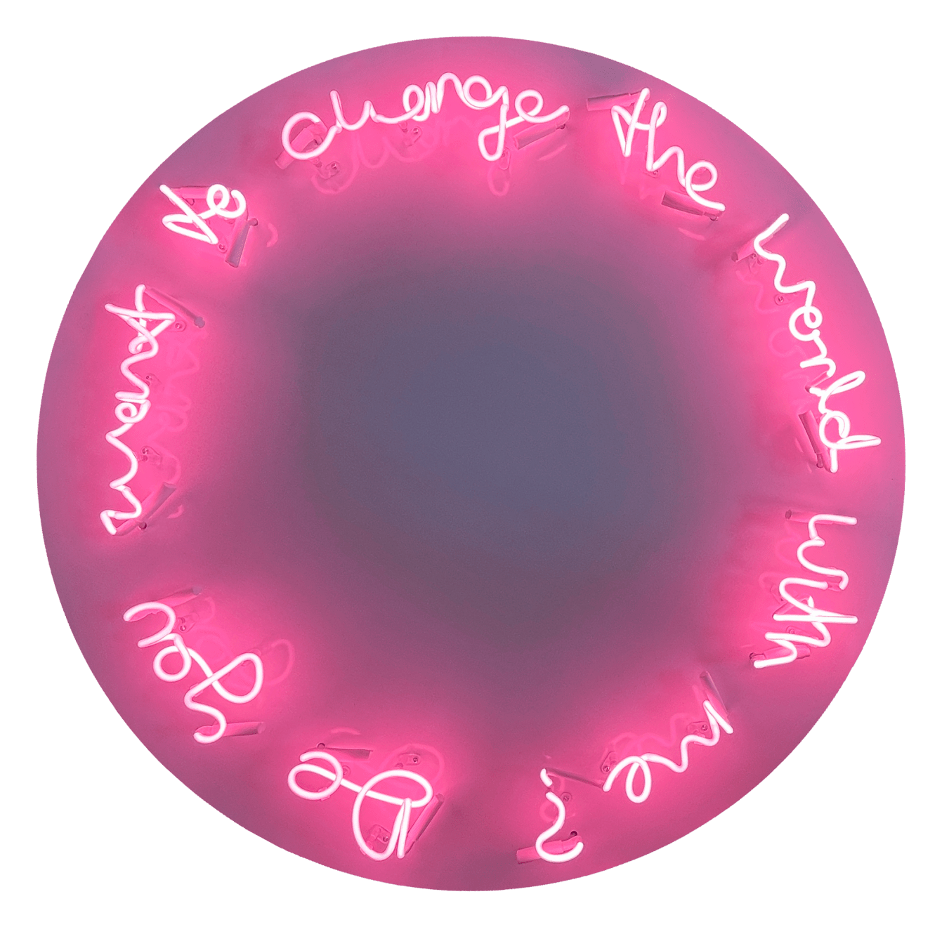Do You Want To Change The World With Me?, Pink, Extra Large