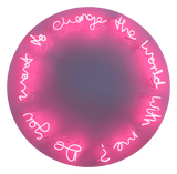 Do You Want To Change The World With Me?, Pink, Extra Large
