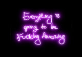 Fucking Amazing - Purple On Black