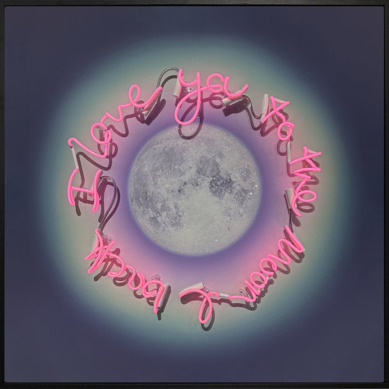 To The Moon & Back - Auric Moon- Pink Neon
