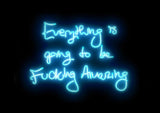 Fucking Amazing - Blue On Black
