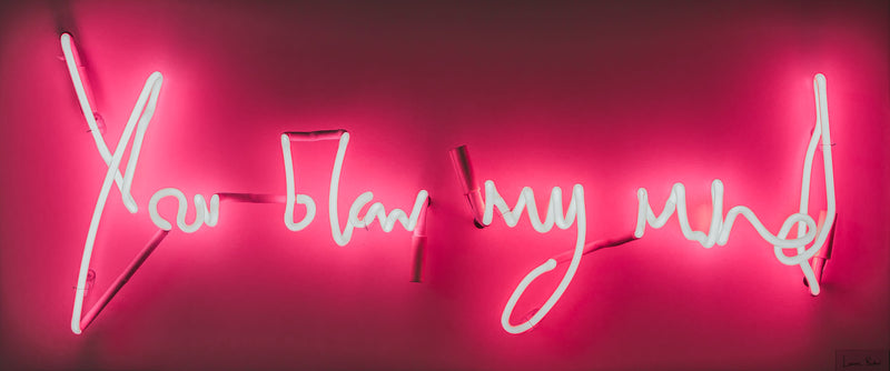 You Blow My Mind - Pink On White