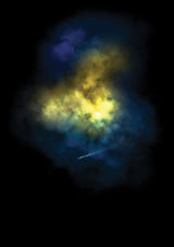 Galaxy Explosion (Diamond Dust - Yellow)