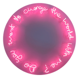 Do You Want To Change The World With Me? (Pink)