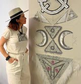 Earth Totems, Textile Wall Hangings