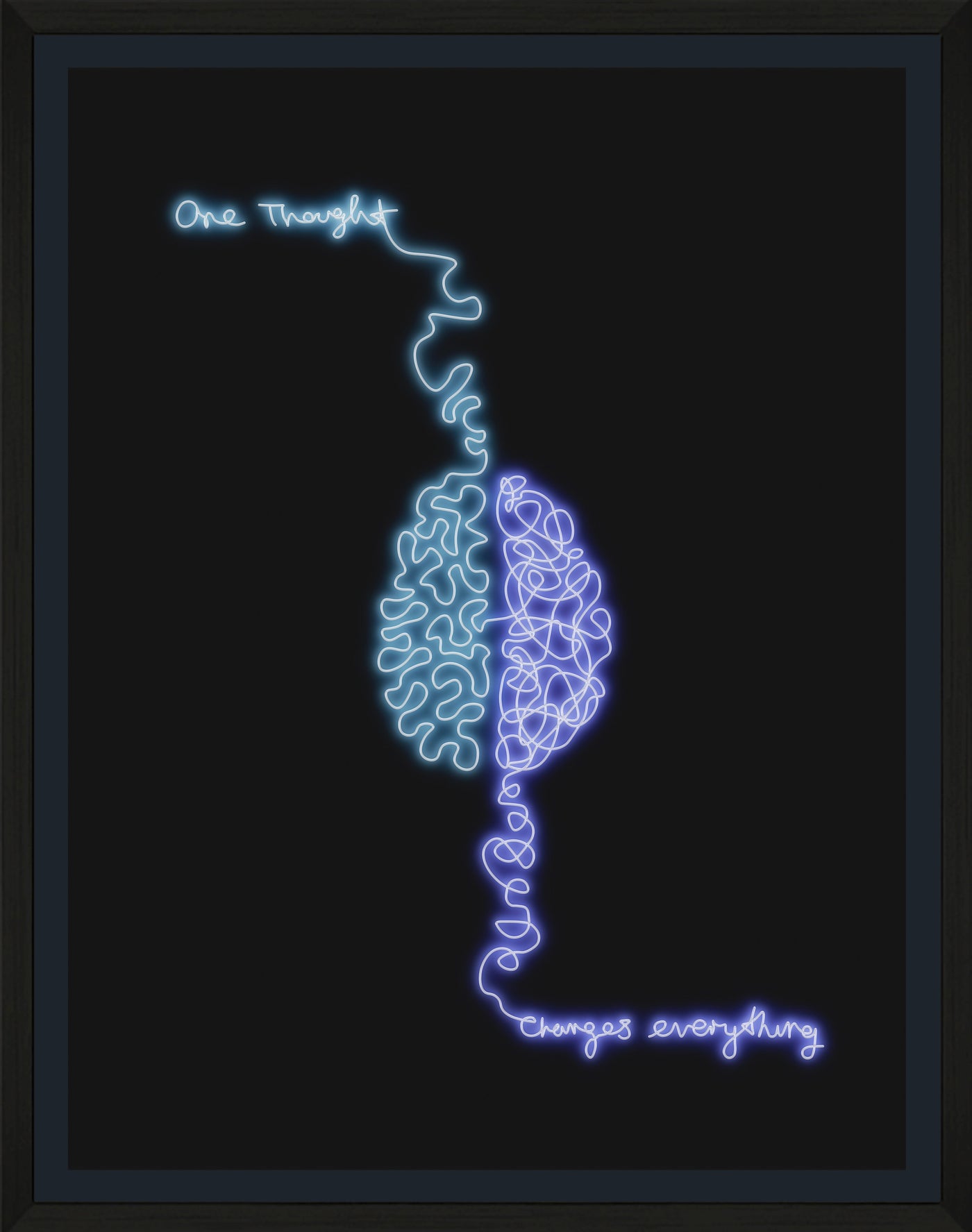 One Thought (Brain) - Blue