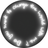 Do You Want To Change The World With Me?, White, Extra Large, unique