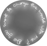 Do You Want To Change The World With Me?, Pink, Extra Large