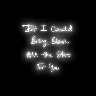 If I Could Bring Down All The Stars For You - White