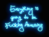 Fucking Amazing - Blue On Black
