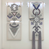 Earth Totems, Textile Wall Hangings, Saatchi Gallery